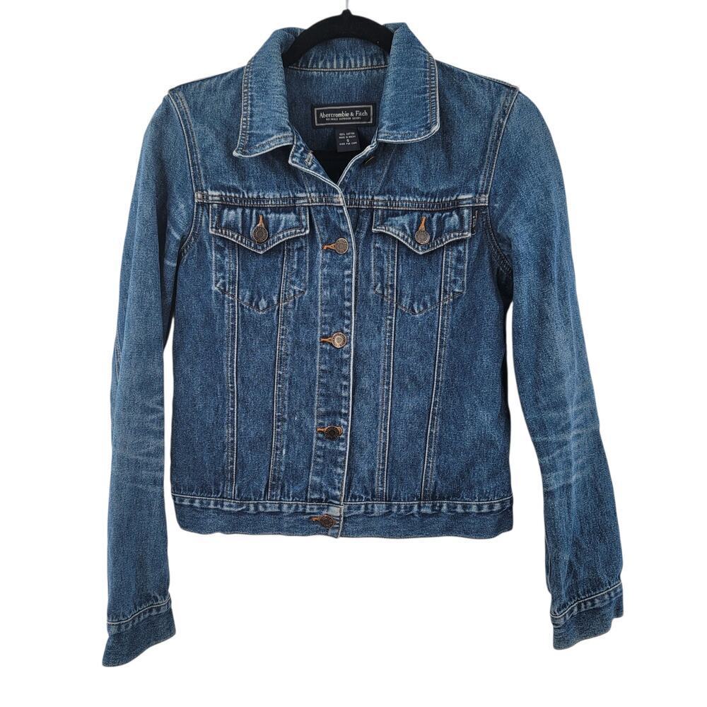 Abercrombie & Fitch Denim Jean Jacket Size Small